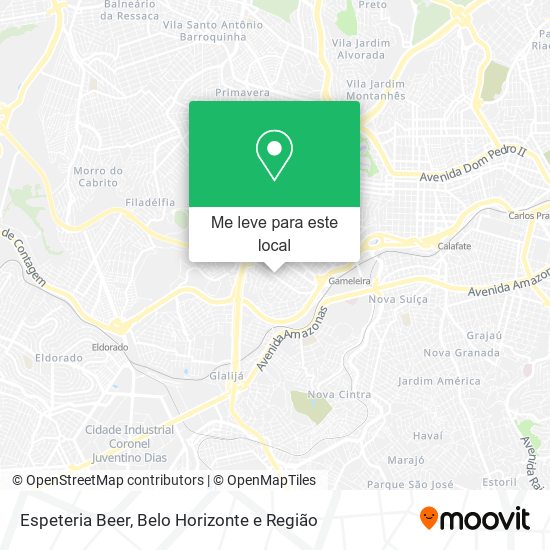 Espeteria Beer mapa