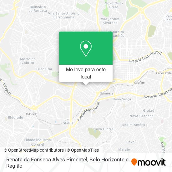 Renata da Fonseca Alves Pimentel mapa