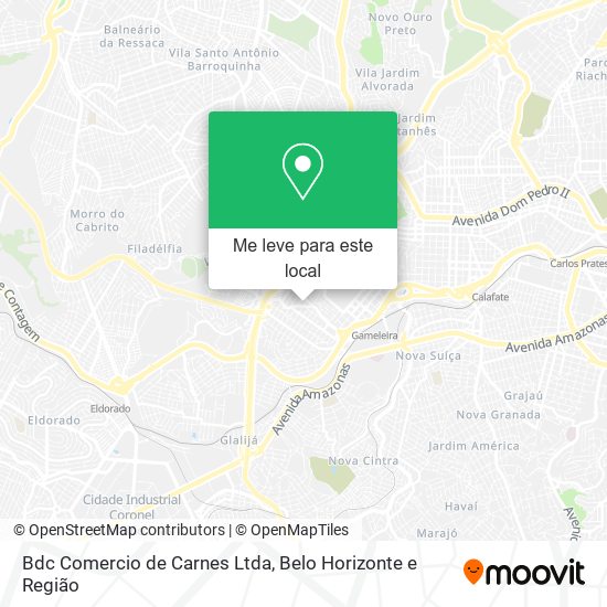 Bdc Comercio de Carnes Ltda mapa