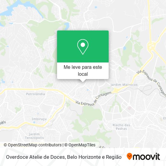Overdoce Atelie de Doces mapa