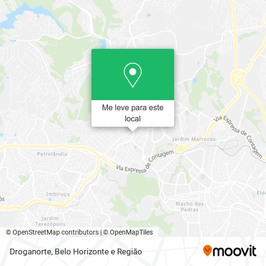 Droganorte mapa