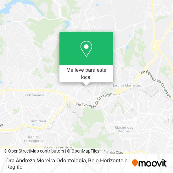 Dra Andreza Moreira Odontologia mapa