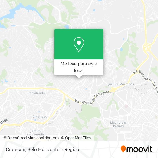 Cridecon mapa