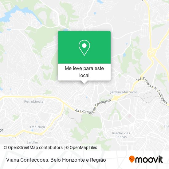 Viana Confeccoes mapa