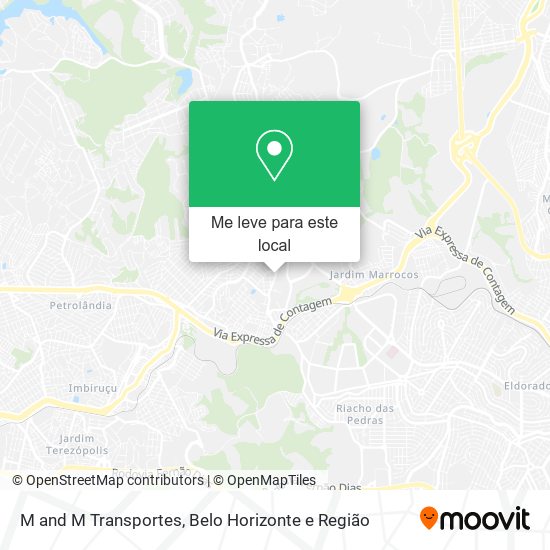 M and M Transportes mapa