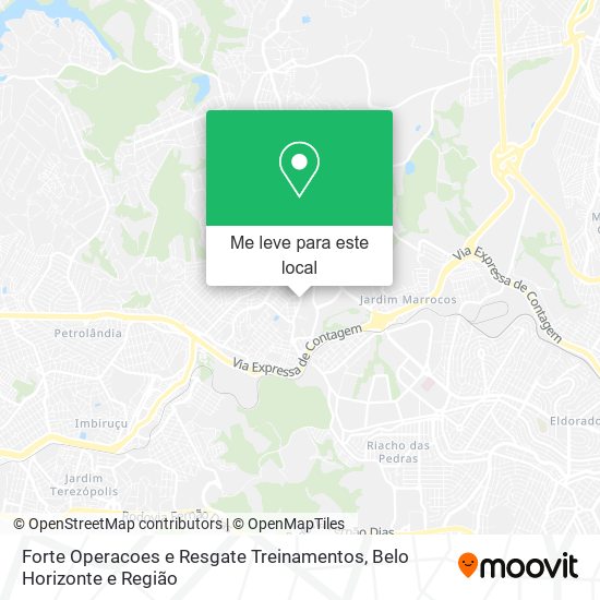 Forte Operacoes e Resgate Treinamentos mapa