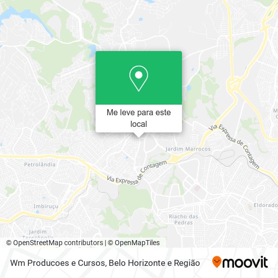 Wm Producoes e Cursos mapa