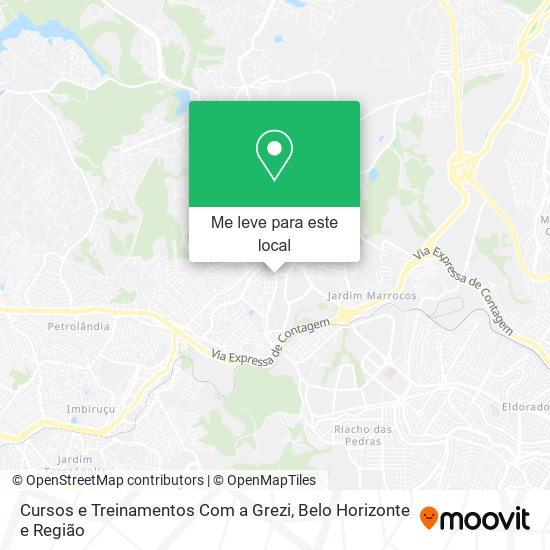 Cursos e Treinamentos Com a Grezi mapa