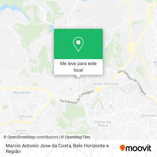 Marcio Antonio Jose da Costa mapa