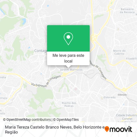 Maria Tereza Castelo Branco Neves mapa