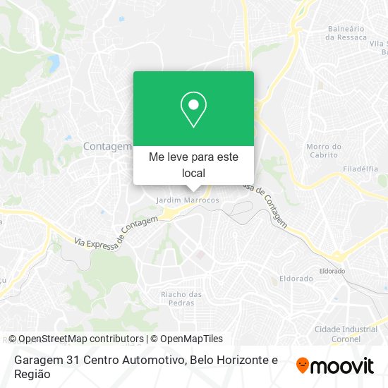 Garagem 31 Centro Automotivo mapa
