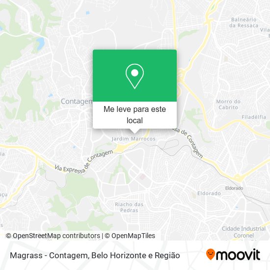 Magrass - Contagem mapa