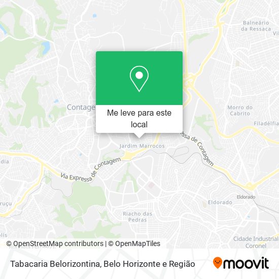 Tabacaria Belorizontina mapa