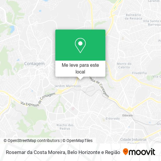 Rosemar da Costa Moreira mapa