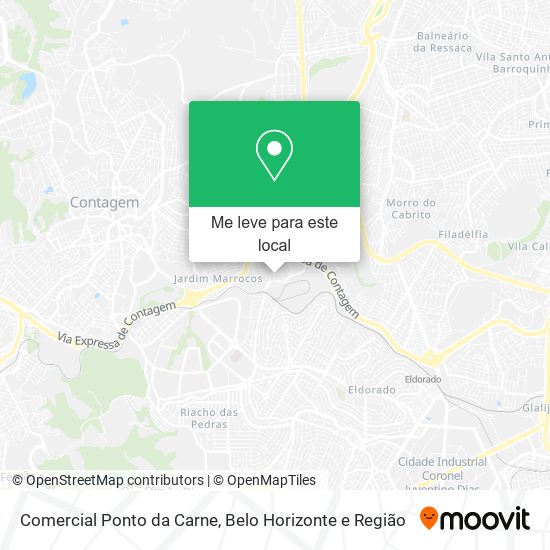 Comercial Ponto da Carne mapa