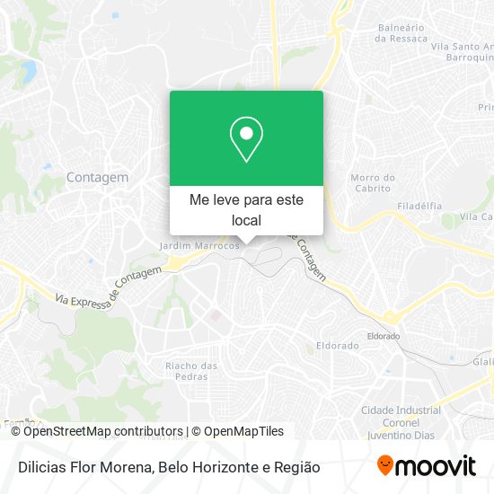 Dilicias Flor Morena mapa