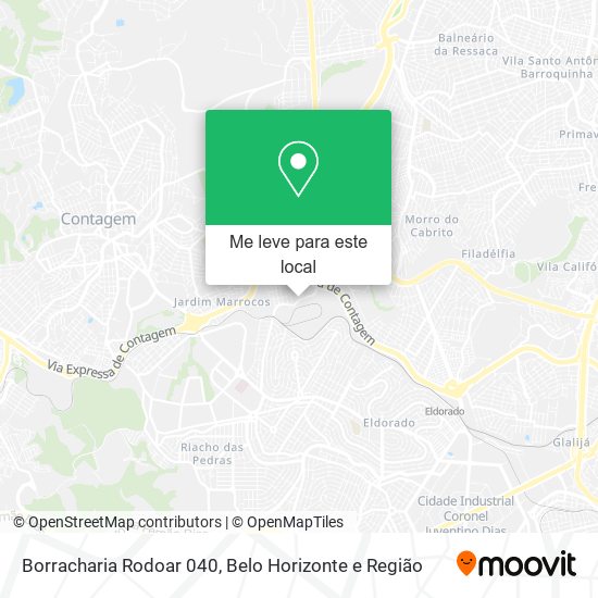 Borracharia Rodoar 040 mapa