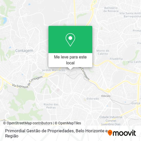 Primordial Gestão de Propriedades mapa