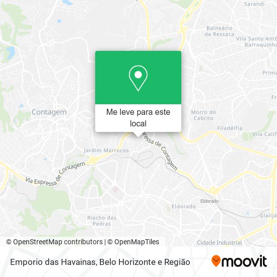 Emporio das Havainas mapa