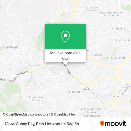 Motel Sunny Day mapa
