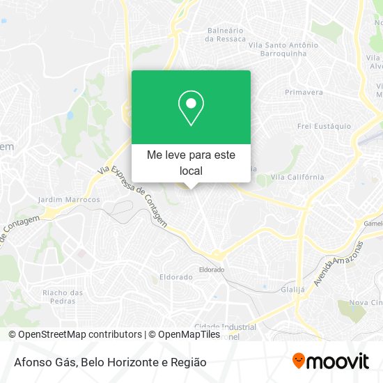 Afonso Gás mapa