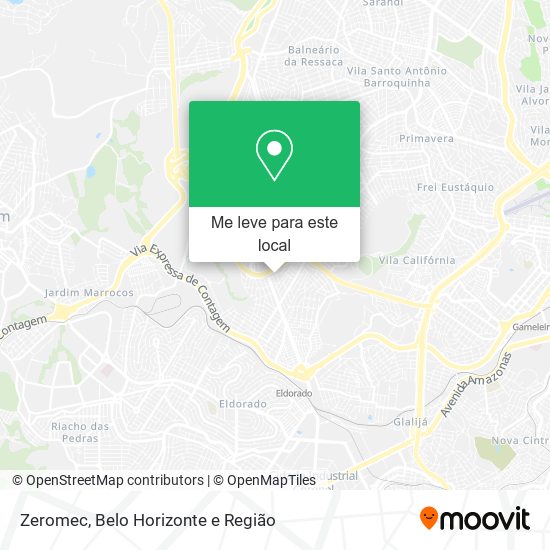 Zeromec mapa