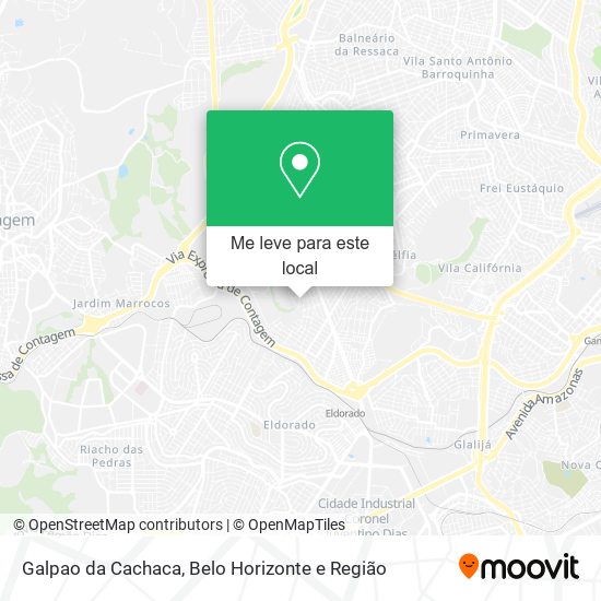 Galpao da Cachaca mapa