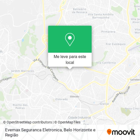 Evemax Seguranca Eletronica mapa