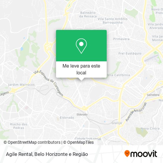 Agile Rental mapa