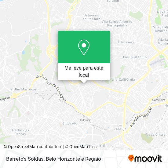 Barreto's Soldas mapa