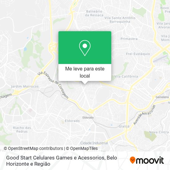 Good Start Celulares Games e Acessorios mapa