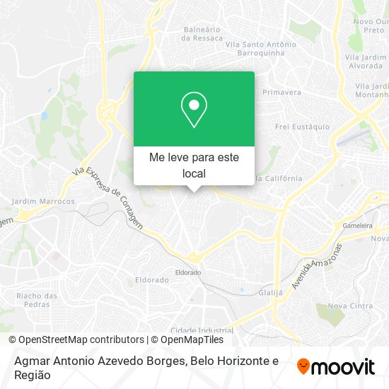 Agmar Antonio Azevedo Borges mapa
