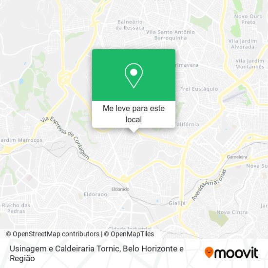Usinagem e Caldeiraria Tornic mapa