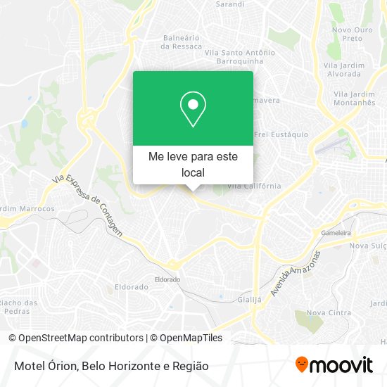 Motel Órion mapa