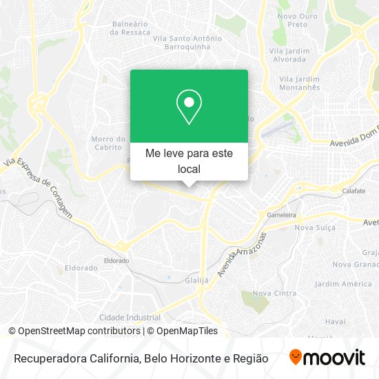 Recuperadora California mapa