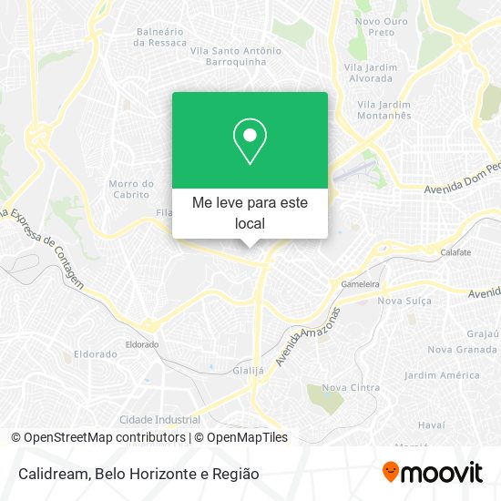 Calidream mapa