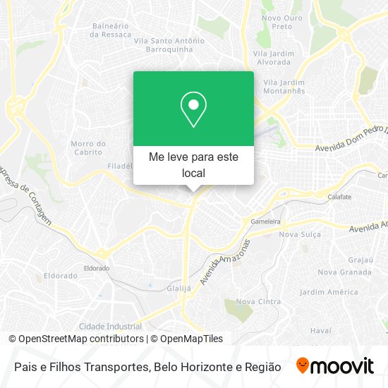 Pais e Filhos Transportes mapa