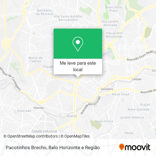 Pacotinhos Brecho mapa