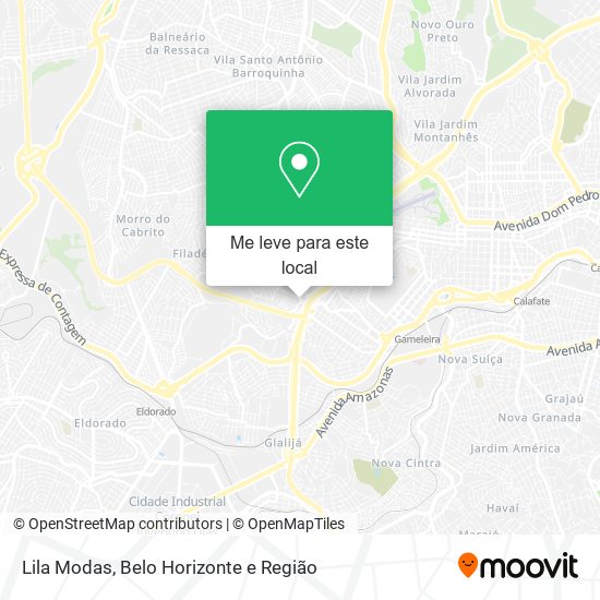 Lila Modas mapa