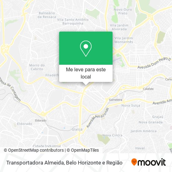 Transportadora Almeida mapa