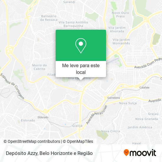 Depósito Azzy mapa