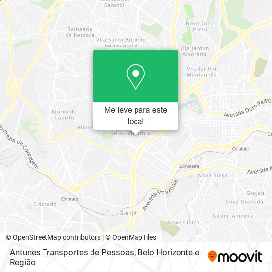 Antunes Transportes de Pessoas mapa