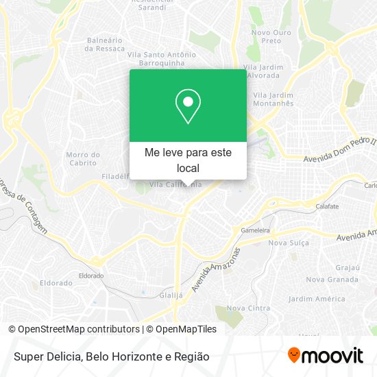 Super Delicia mapa