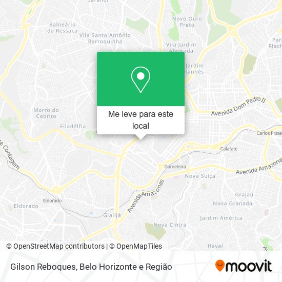 Gilson Reboques mapa