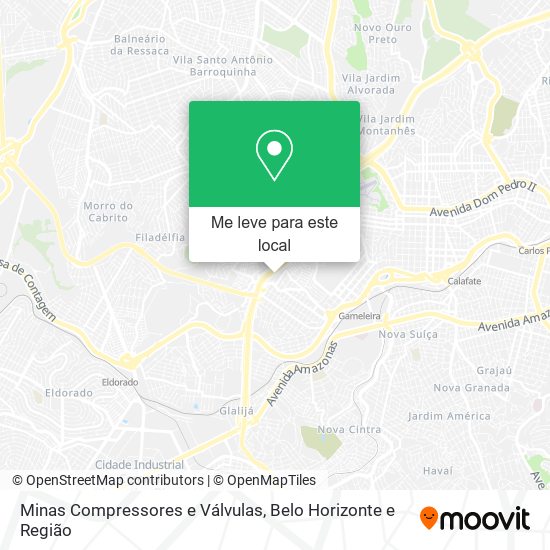 Minas Compressores e Válvulas mapa