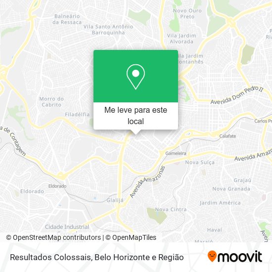Resultados Colossais mapa
