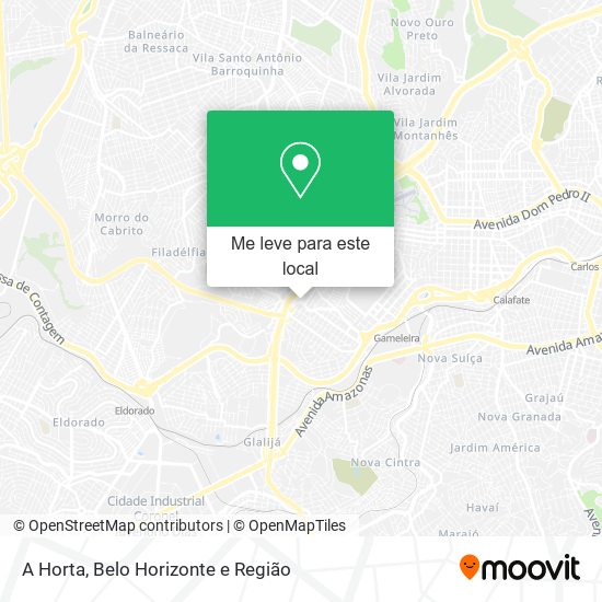 A Horta mapa