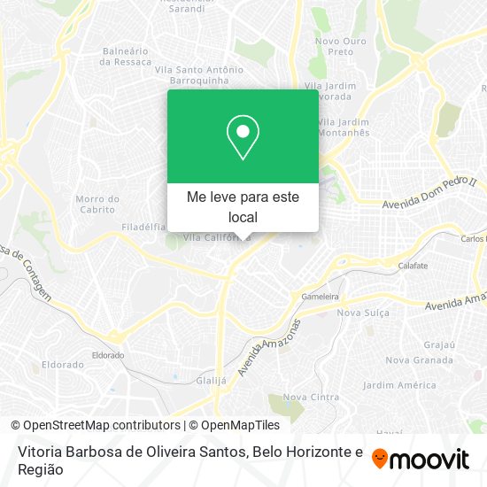 Vitoria Barbosa de Oliveira Santos mapa