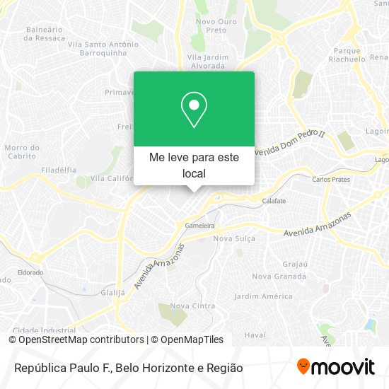 República Paulo F. mapa