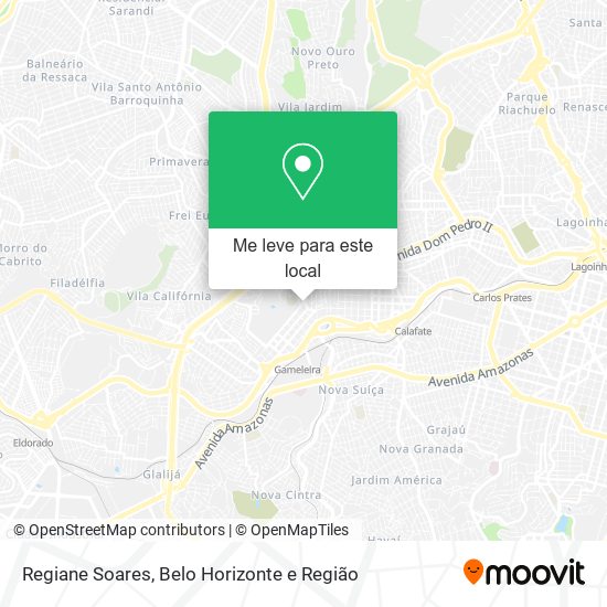 Regiane Soares mapa